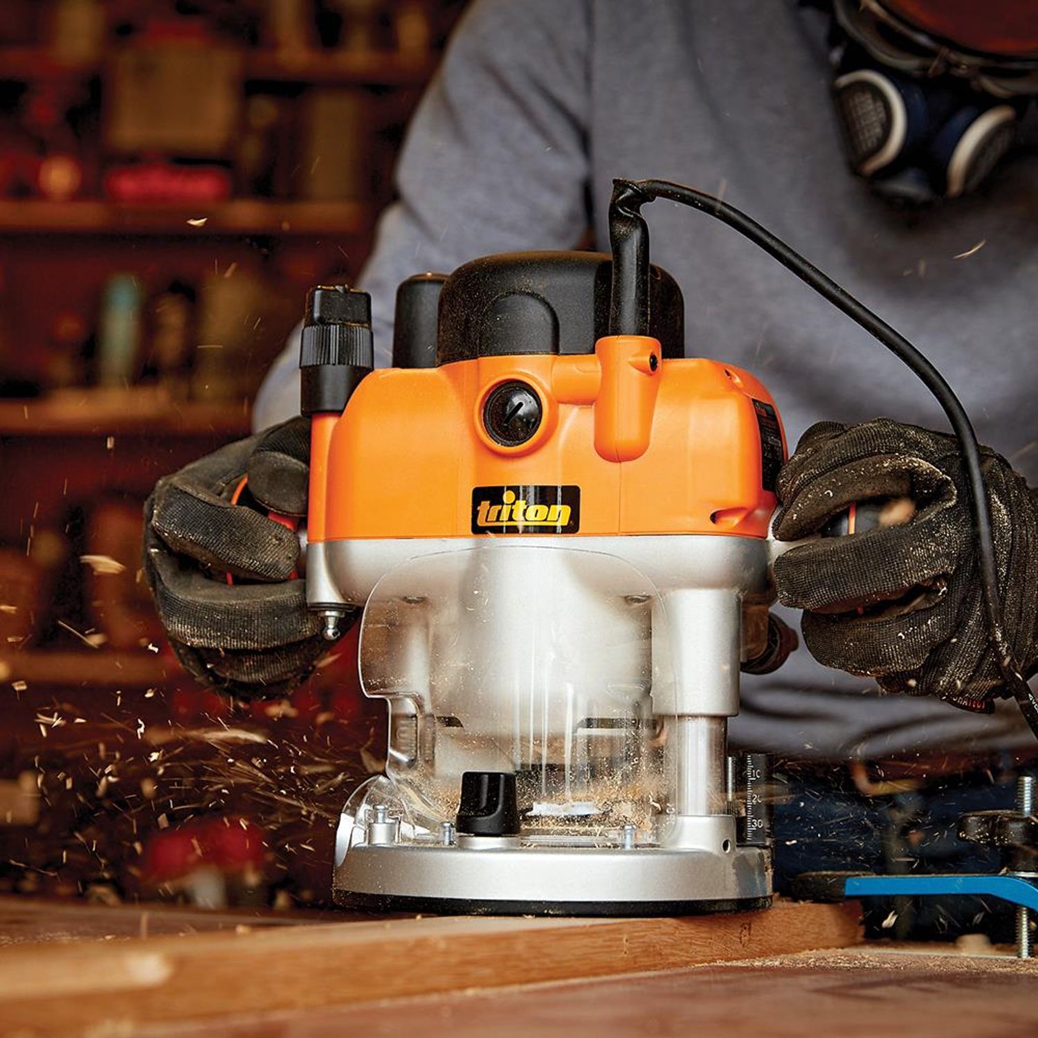 Plunge Router 2400w 1/2'& 1/4'collet 230v